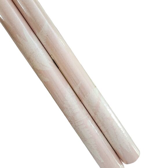 Wallpaper 2 New Rolls Carey Lind Pink White Textured Tropical 112 SQ FT Total - Picture 14 of 16